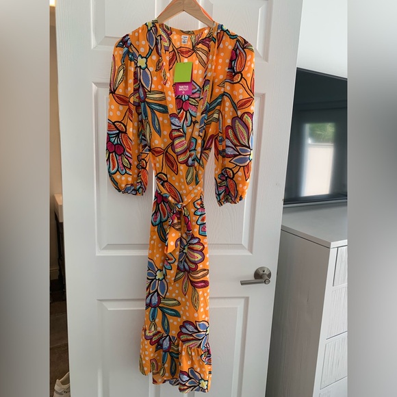 Tabitha Brown Floral Dress/Cover-Up - Picture 3 of 6